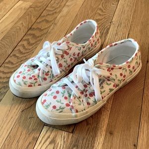 Superga cherry print sneakers size 37,5